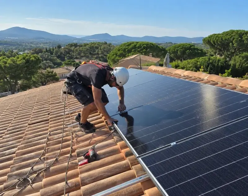 Installateur panneaux solaires Fonroque — pose photovoltaïque sur toiture